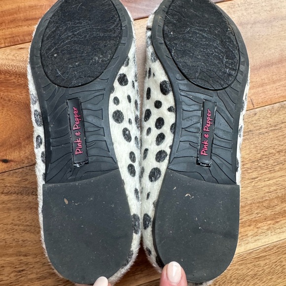 Pink & Pepper Dalmatian Spotted Flats - Picture 5 of 7